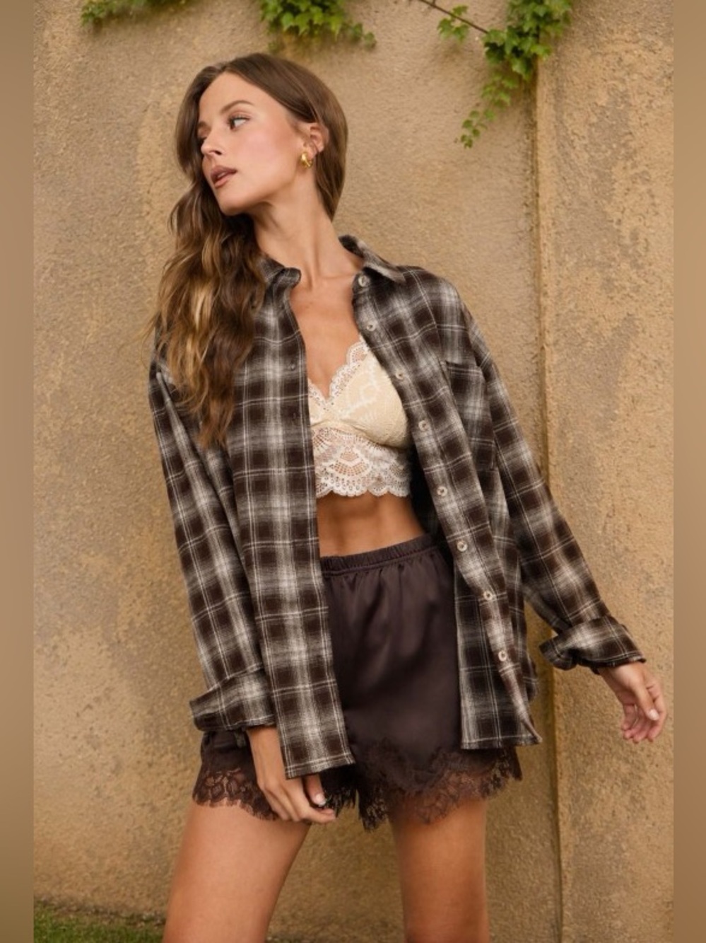 Plaid Button Down